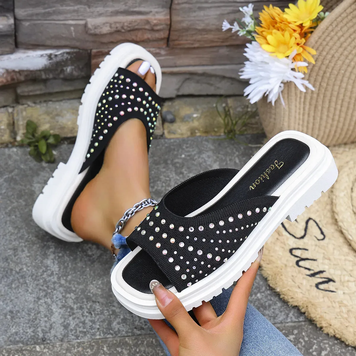 Open Toe Platform Sandals