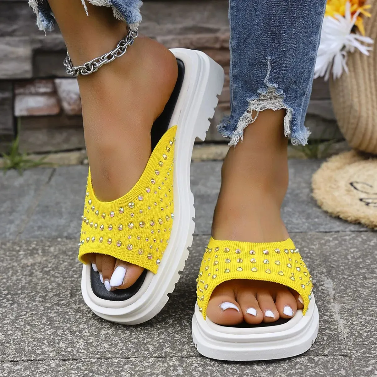 Open Toe Platform Sandals