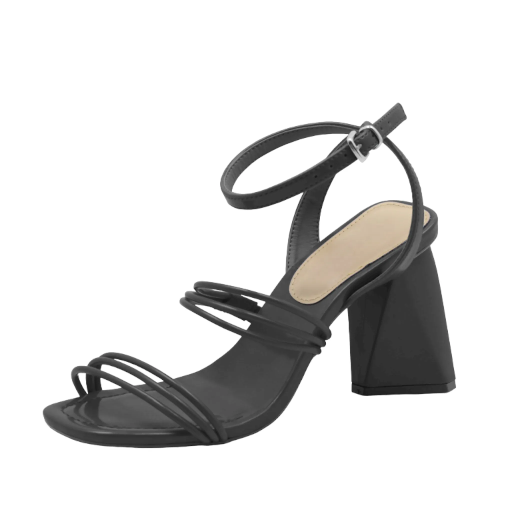 Open Toe Strappy Heels