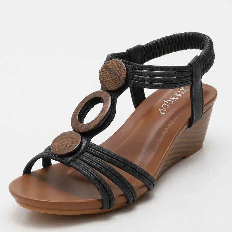 Open Toe Wedge Sandals