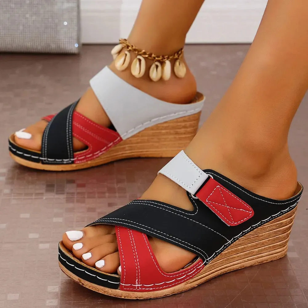Open Toe Wedge Sandals