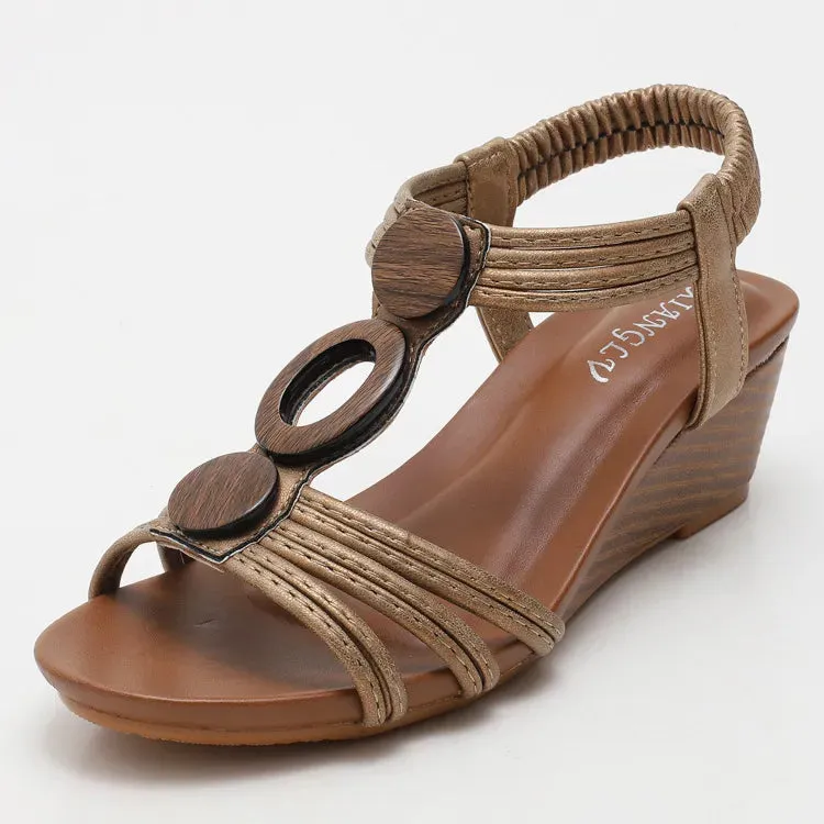 Open Toe Wedge Sandals