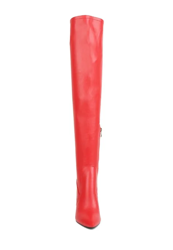 Over The Knee High Heeled Boots
