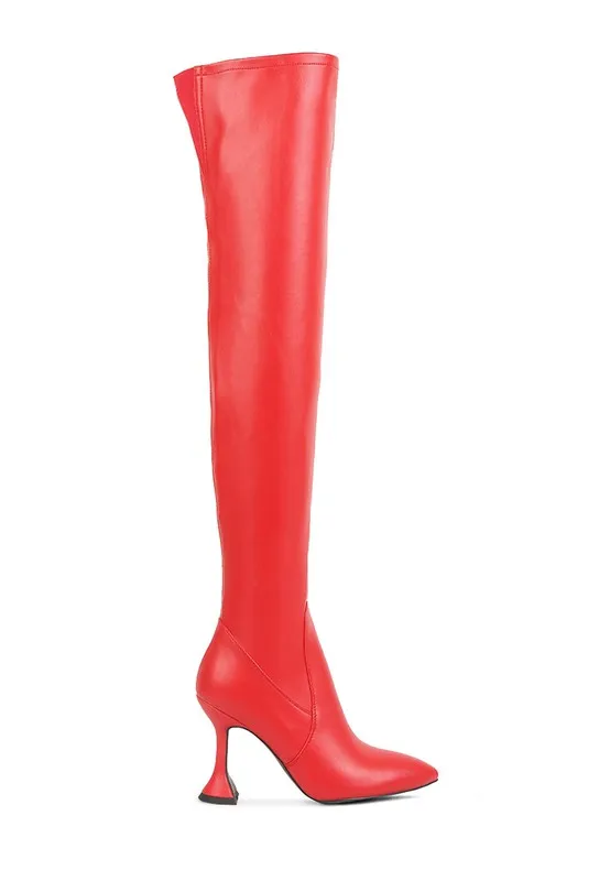 Over The Knee High Heeled Boots