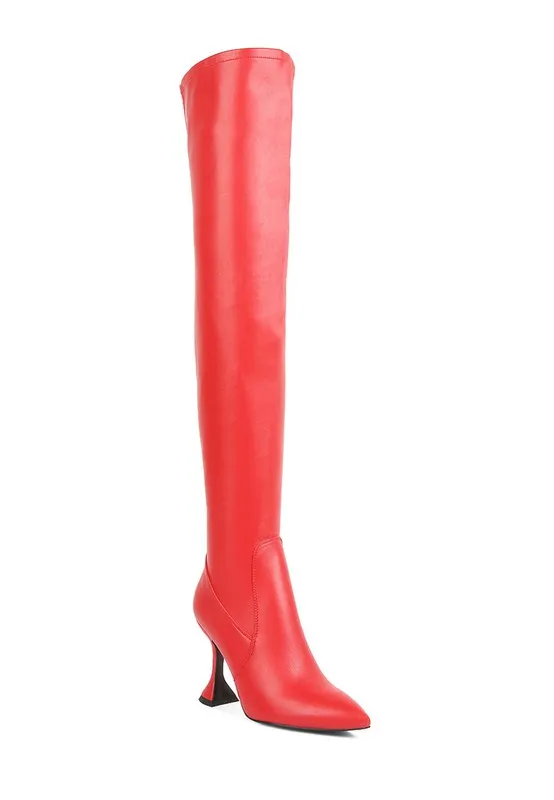 Over The Knee High Heeled Boots