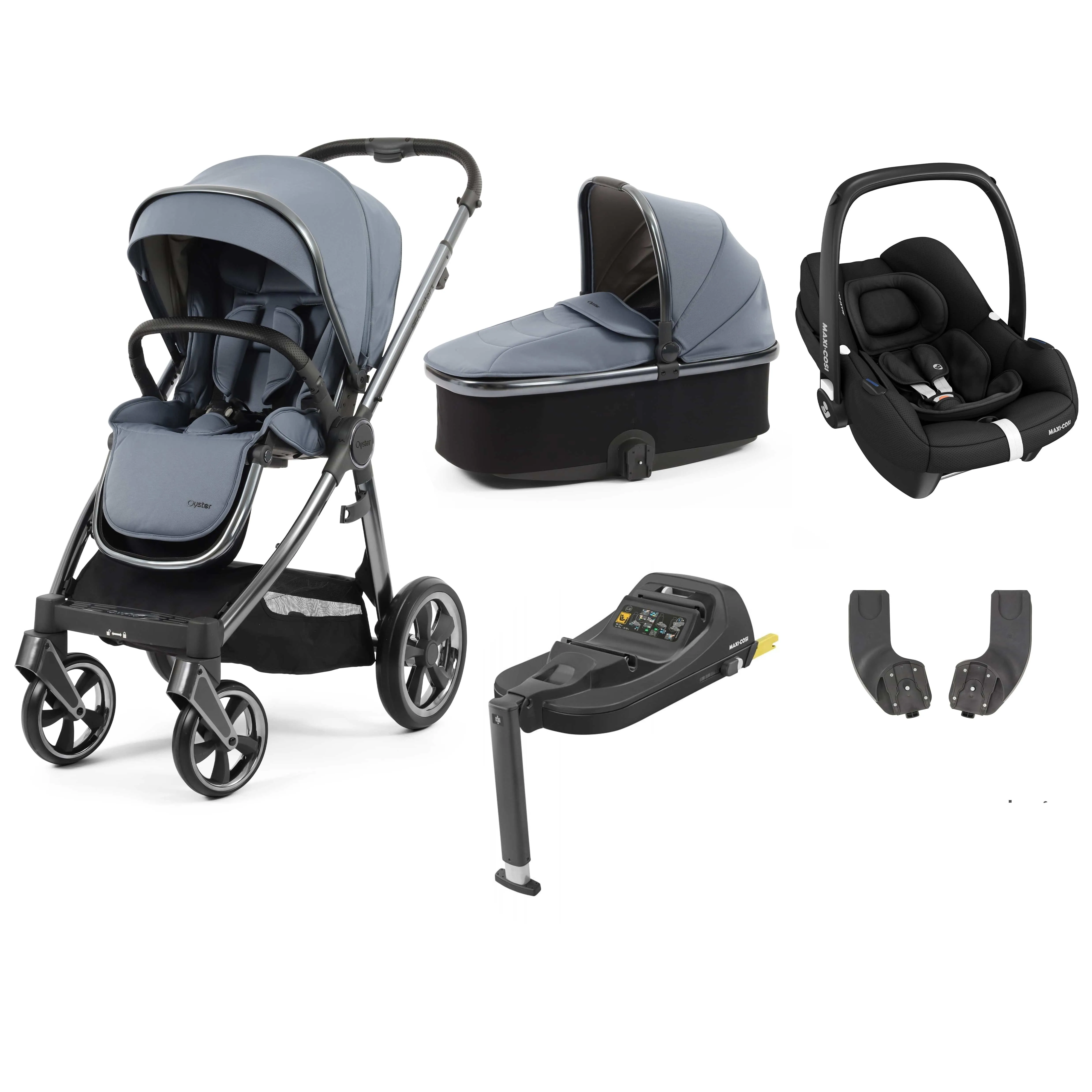 Oyster 3 Essential Bundle with Car Seat - Dream Blue