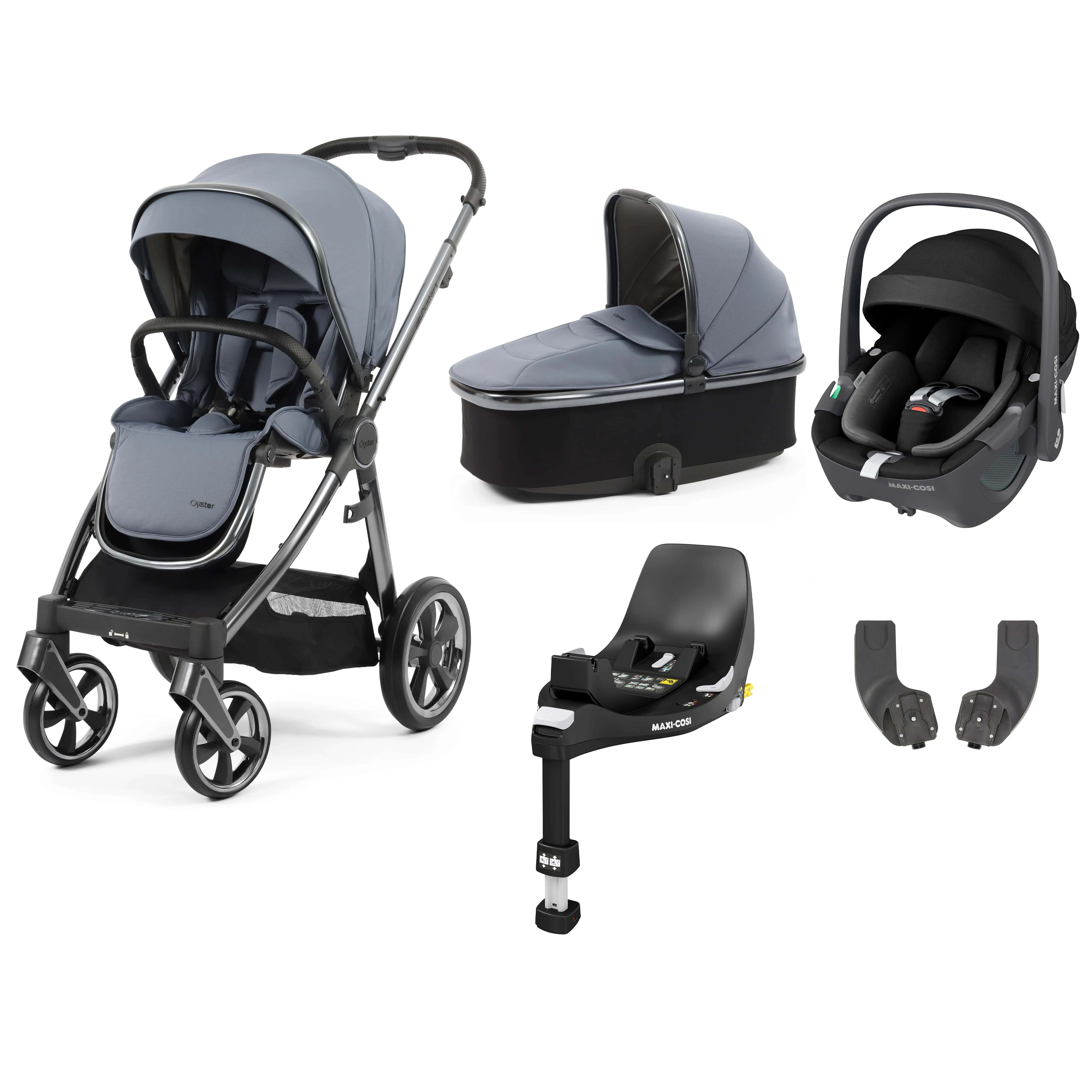 Oyster 3 Essential Bundle with Car Seat - Dream Blue