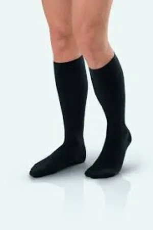 PAIR/1 JOBST FORMEN AMBITION 20-30 MMHG,BLACK, KNEE HIGH SOFTFIT STOCKINGS,CLOSED TOE 1 LONG