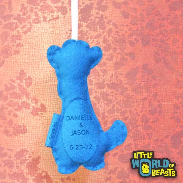 Personalized Spike the Chick Ornament