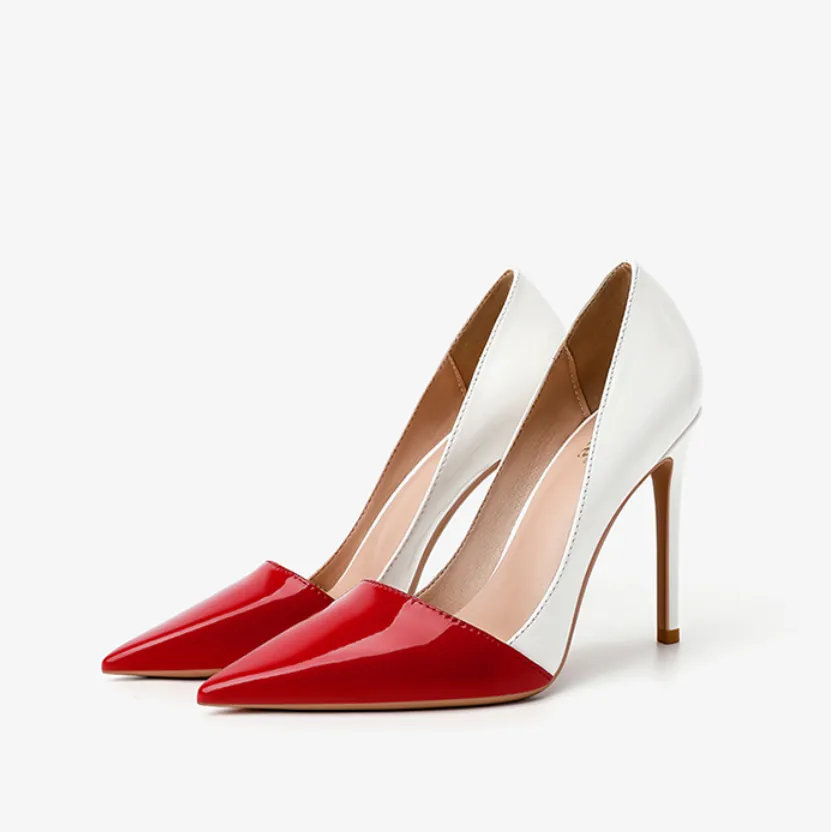 Petite Patent Two Tone Pumps GS258