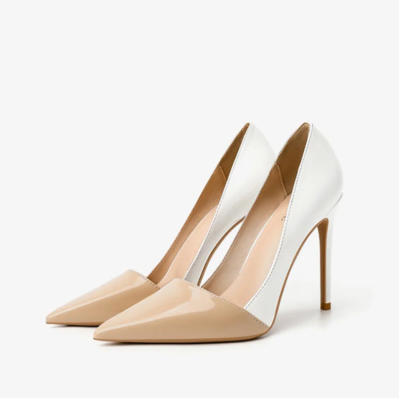 Petite Patent Two Tone Pumps GS258