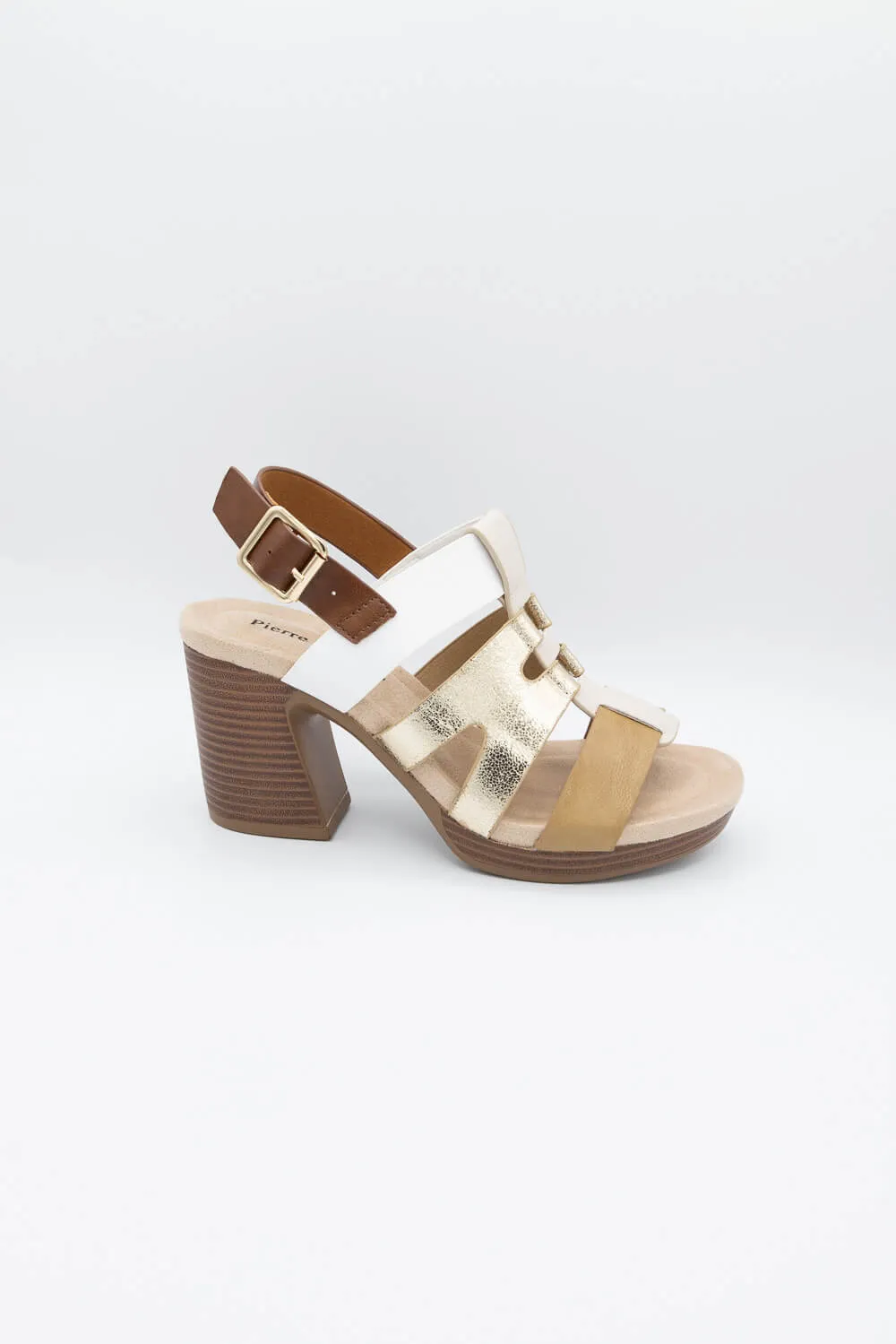 Pierre Dumas Morgen Wedges for Women in Gold | 27542-260 GOLD