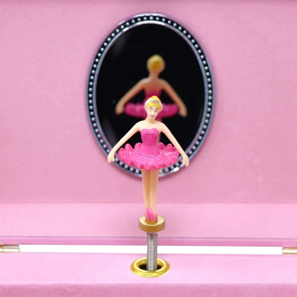 Pink Poppy Ballet Medium Musical Jewellery Box