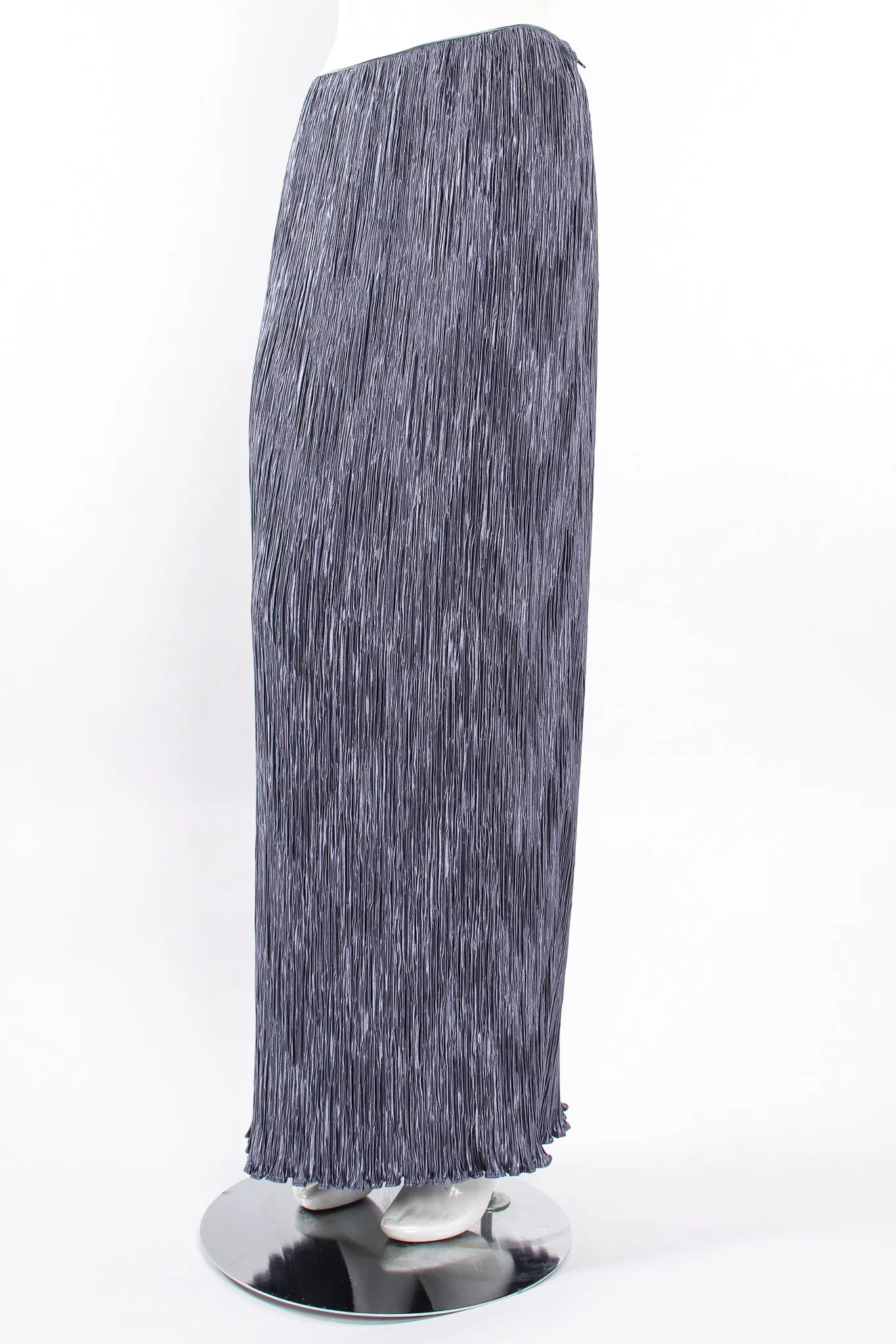Pleated Column Skirt
