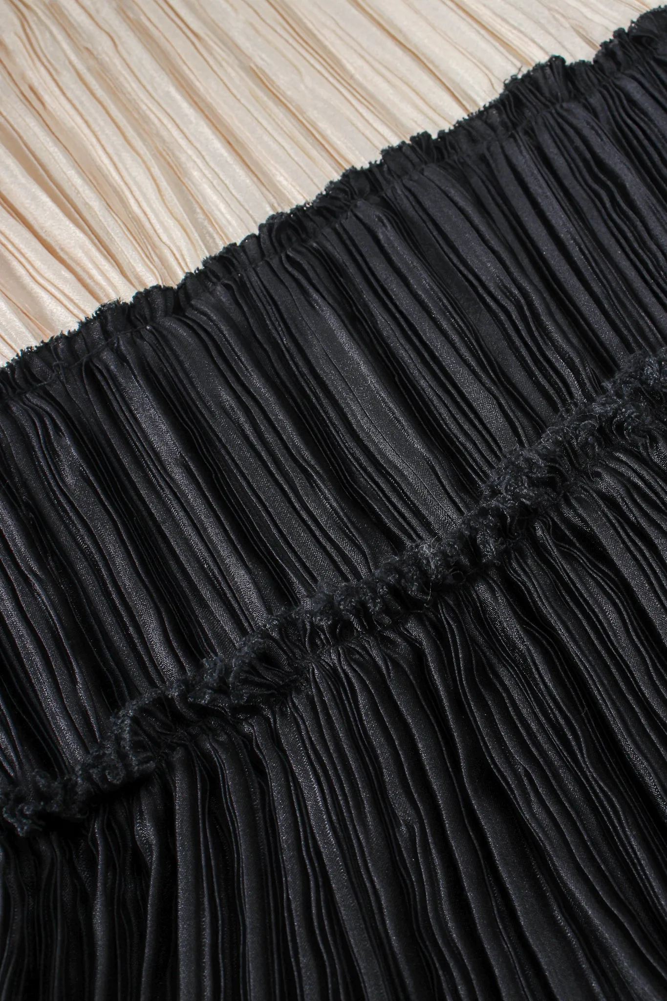 Pleated Peplum Top & Skirt Set