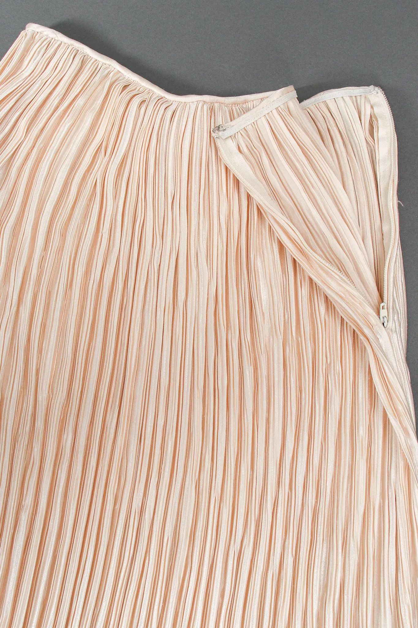 Pleated Peplum Top & Skirt Set