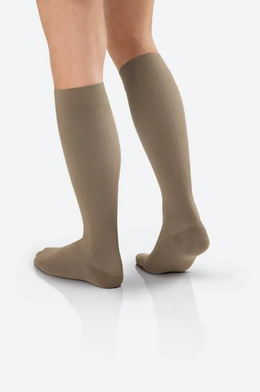 PR/1 JOBST AMBITION MEN, KNEE HIGH, 20-30MMHG, 3 LONG, KHAKI, CLOSED TOE