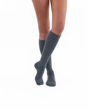 PR/1 JOBST AMBITION SOFT FIT, MEN, KNEE HIGH, 15-20MMHG, 1 REGULAR, GRAY, CLOSED TOE