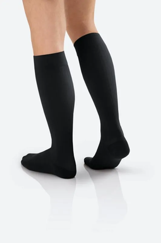 PR/1 JOBST AMBITION SOFT FIT,  MEN, KNEE HIGH, 15-20MMHG, 3 REGULAR, BLACK, CLOSED TOE