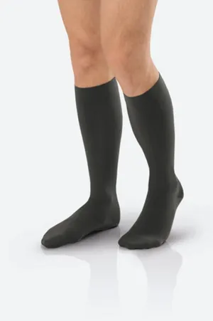 PR/1 JOBST AMBITION SOFT FIT,  MEN, KNEE HIGH, 15-20MMHG, 4 REGULAR, GREY, CLOSED TOE