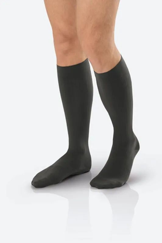 PR/1 JOBST AMBITION SOFT FIT,  MEN, KNEE HIGH, 15-20MMHG, 4 REGULAR, GREY, CLOSED TOE