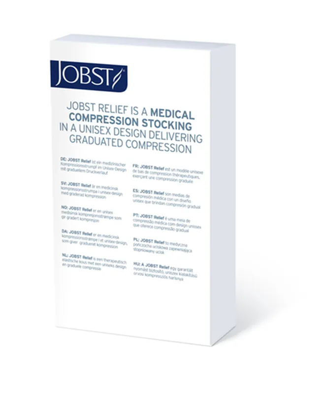PR/1  JOBST MEDICAL LEG WEAR, UNISEX, KNEE HIGH, 30-40MMHG, XL, BLACK, CLOSED TOE