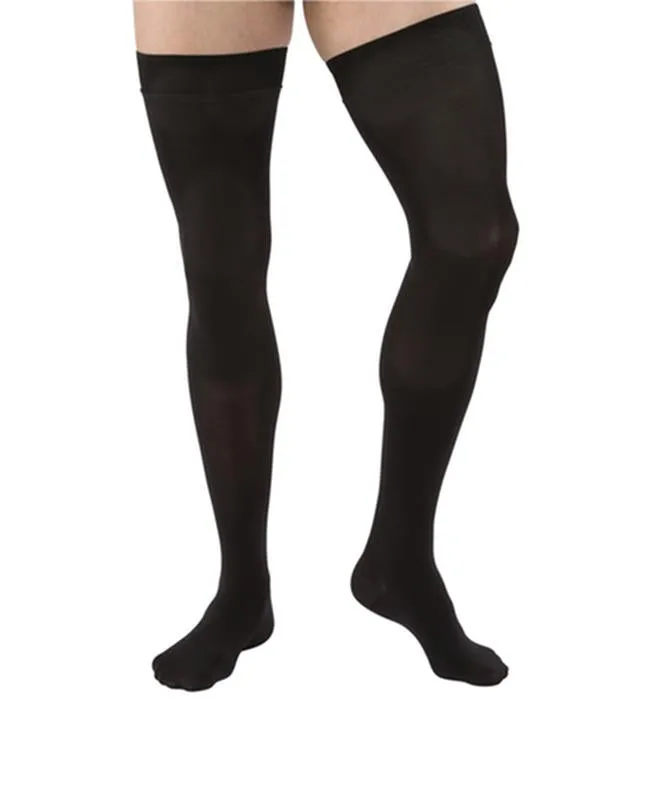 PR/1  JOBST MEDICAL LEG WEAR, UNISEX, THIGH HIGH, 30-40MMHG, SM, BLACK, CLOSED TOE
