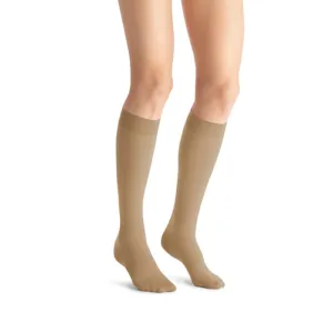 PR/1 JOBST OPAQUE WOMEN, KNEE HIGH , 15-20MMHG, MD, NATURAL, CLOSED TOE
