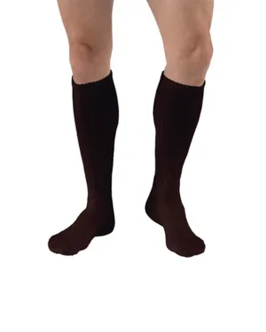 PR/1 JOBST SENSIFOOT DIABETIC SOCK, KNEE HIGH, 8-15 MMHG, LG, BROWN, CLOSED TOE