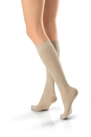 PR/1 JOBST SOSOFT WOMEN, KNEE HIGH, 30-40MMHG, LG, BROCADE SAND, CLOSED TOE