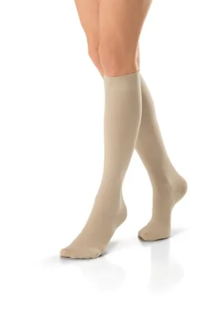 PR/1 JOBST SOSOFT WOMEN, KNEE HIGH, 30-40MMHG, MD, RIBBED SAND, CLOSED TOE