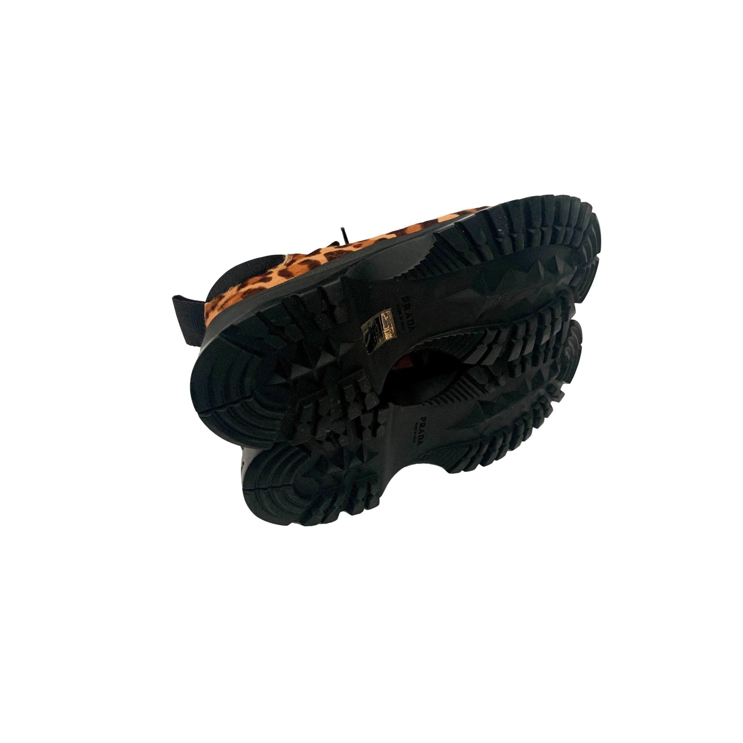 Prada Cheetah Platform Shoes