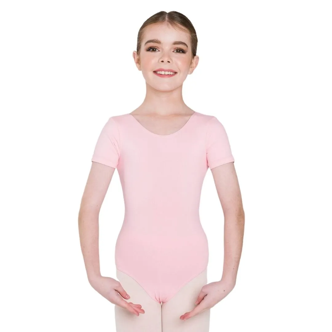 Premium Short Sleeve Leotard Child
