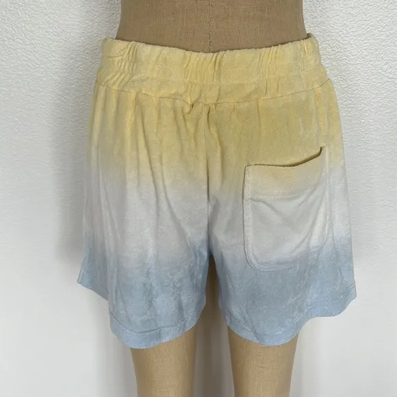 Rails Jane Sky Blue Dip Dye Shorts Size M
