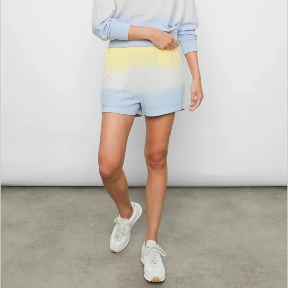 Rails Jane Sky Blue Dip Dye Shorts Size M