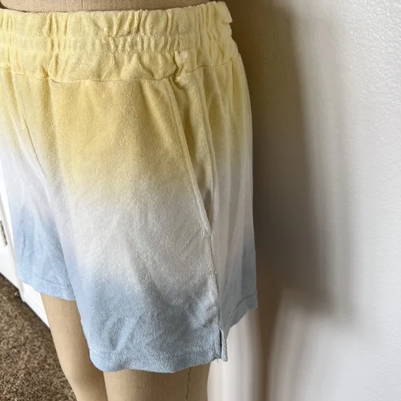 Rails Jane Sky Blue Dip Dye Shorts Size M
