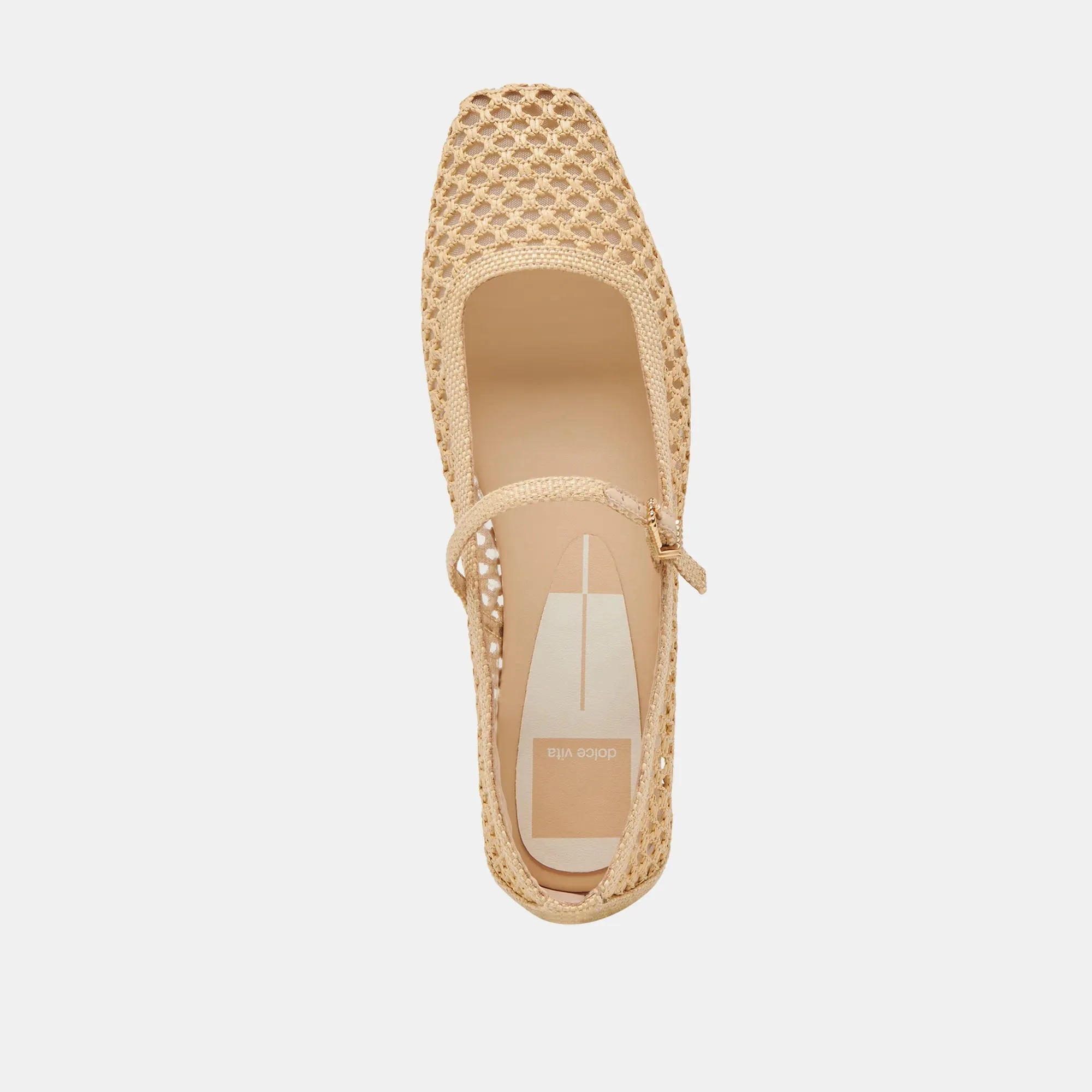 Reyes Ballet Flats in Light Natural