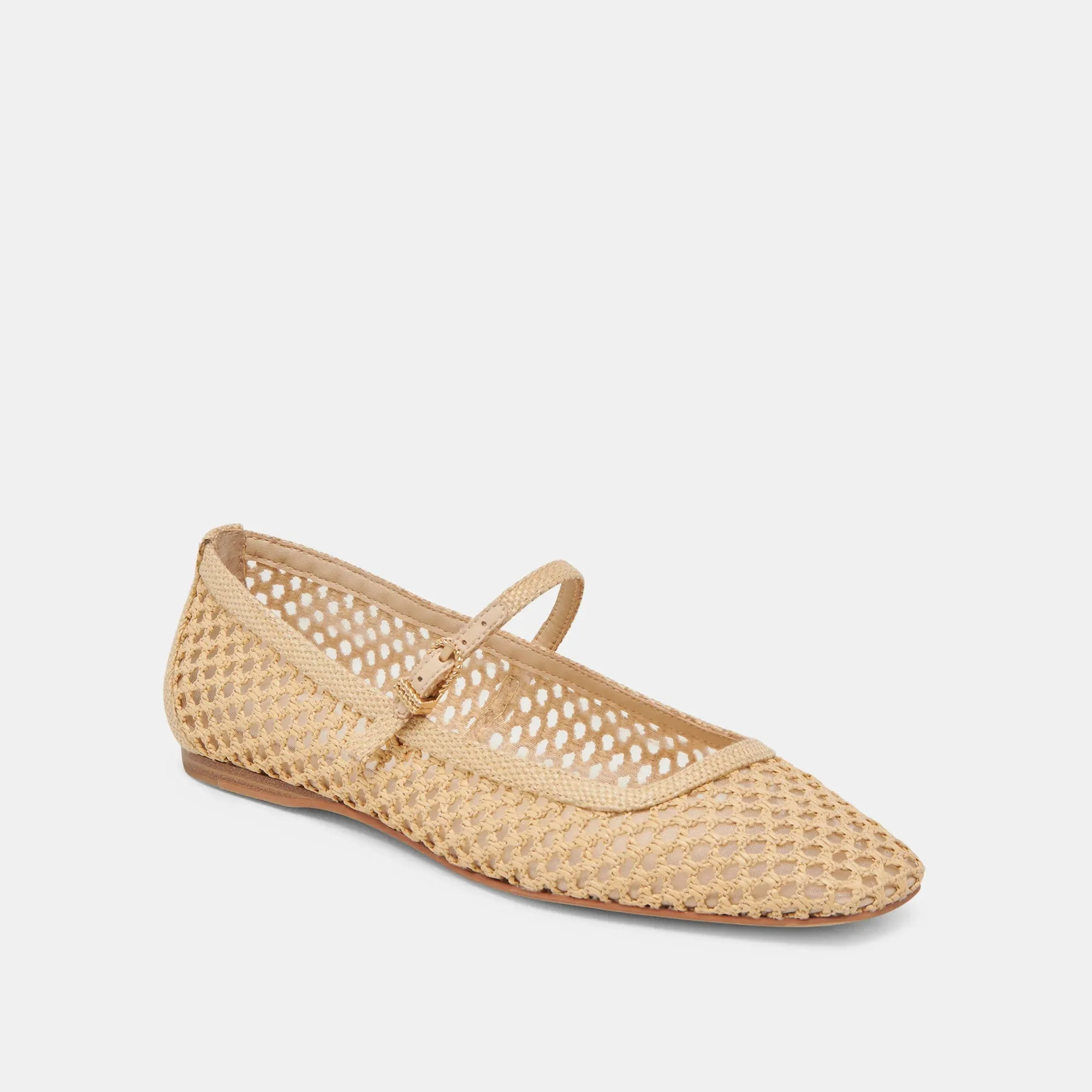 Reyes Ballet Flats in Light Natural