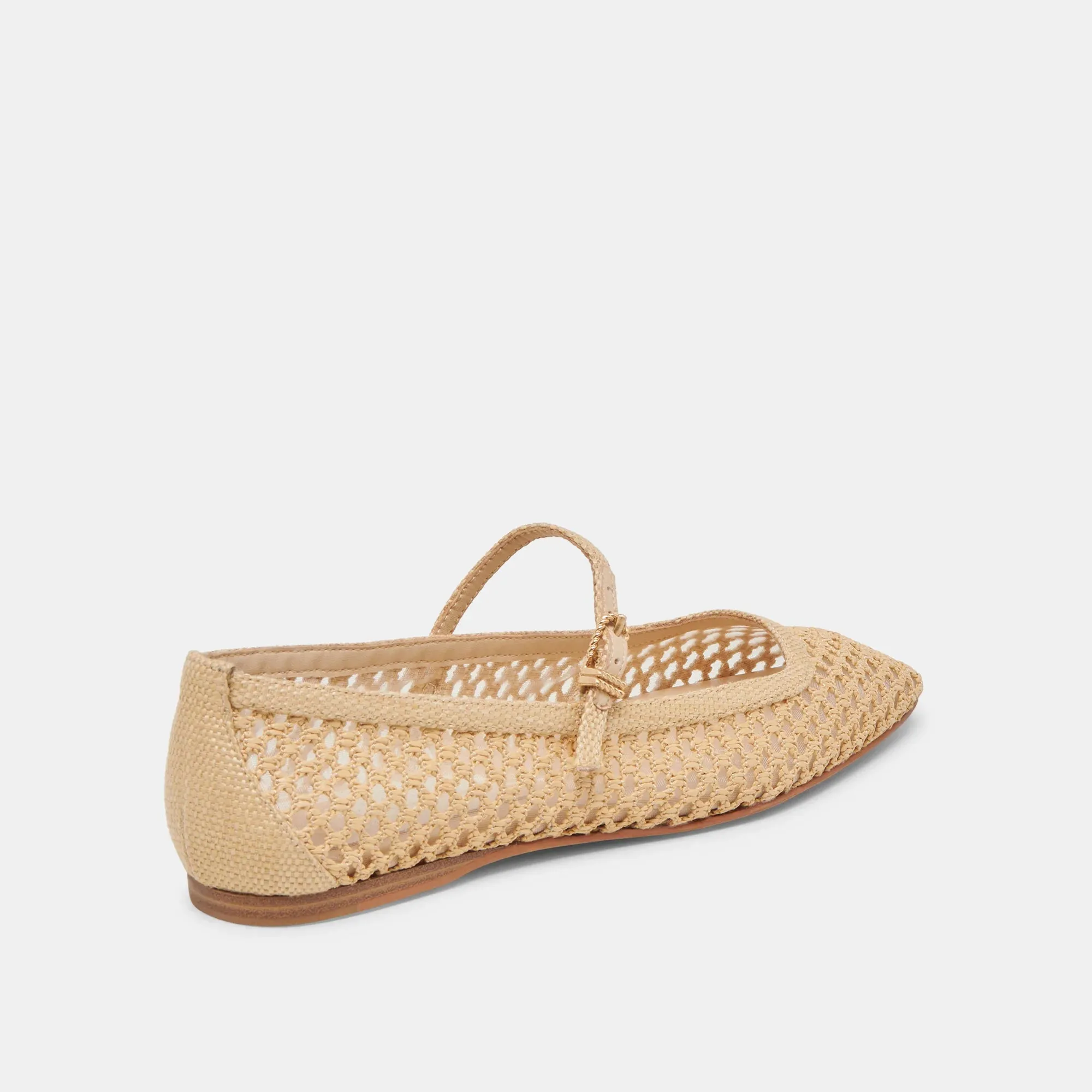 Reyes Ballet Flats in Light Natural