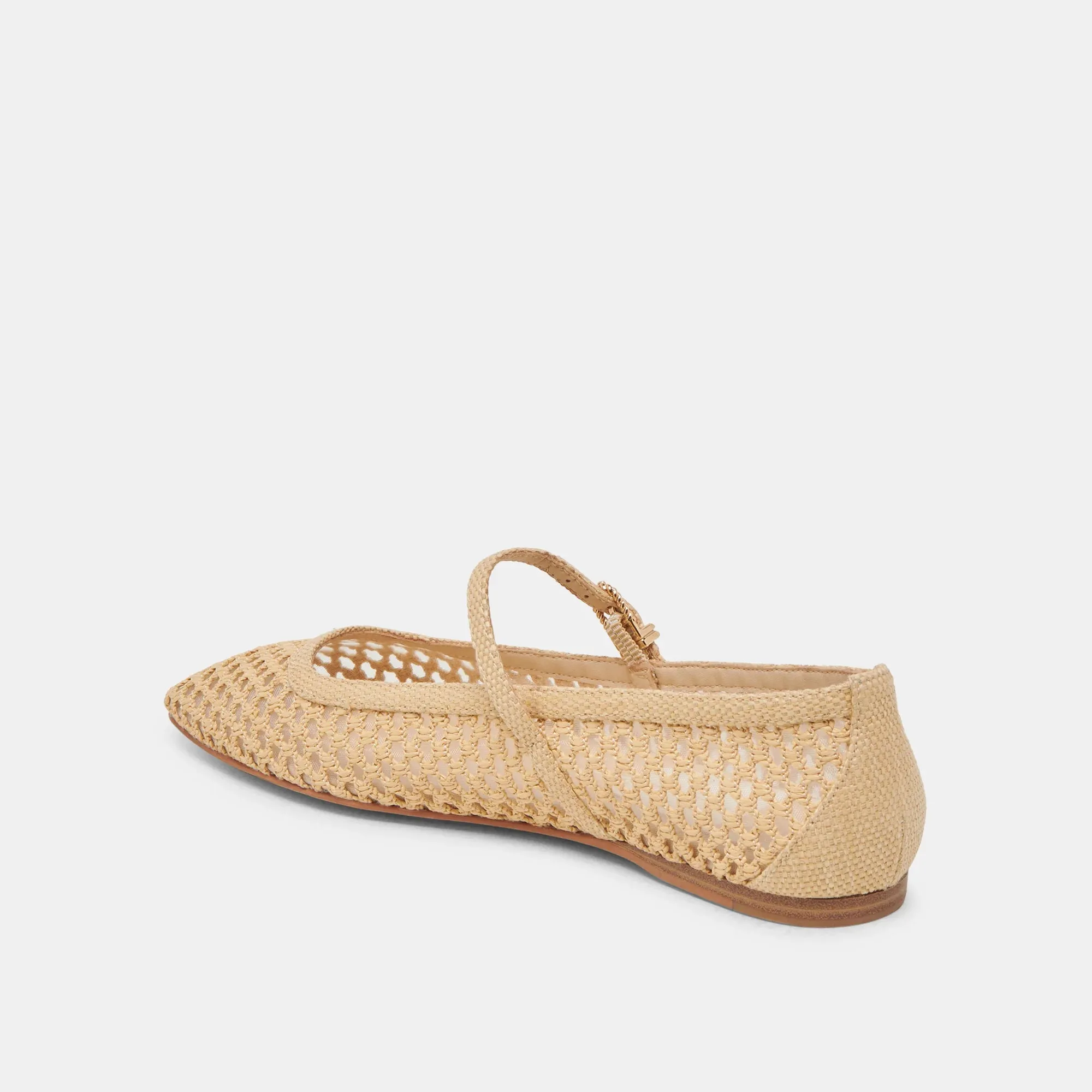 Reyes Ballet Flats in Light Natural