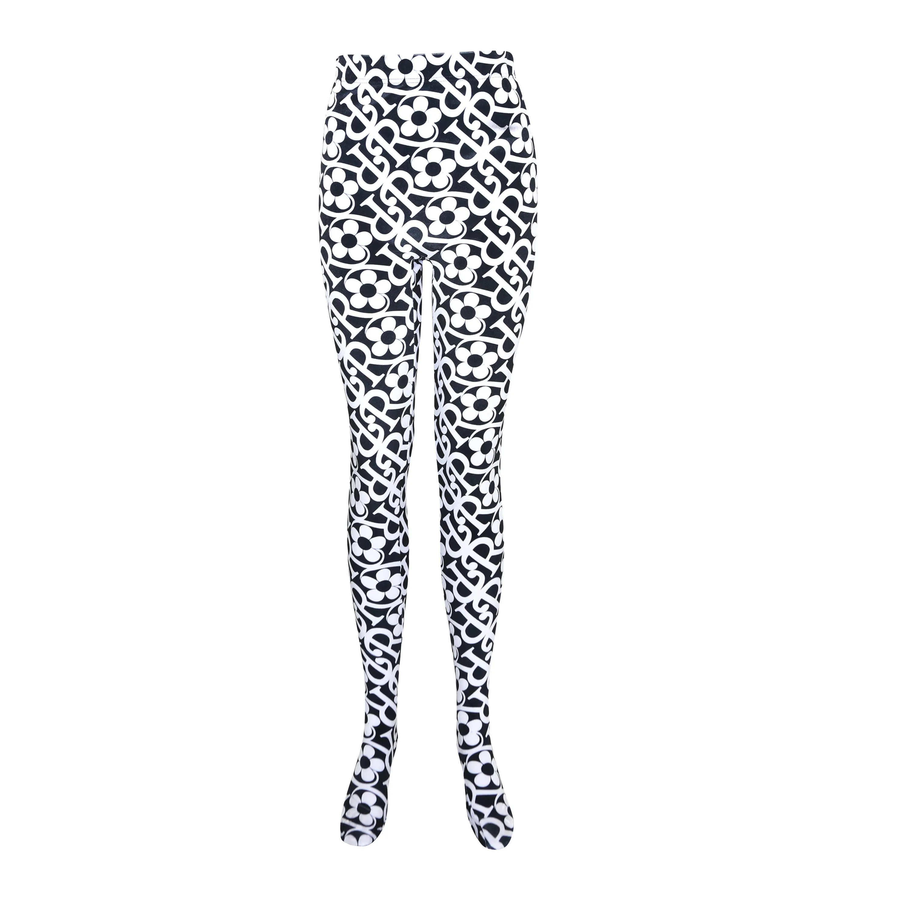RICHARD QUINN DAISY PRINT STOCKING LEGGINGS