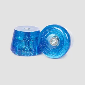 Rio Roller Toe Stoppers x2 Blue Glitter