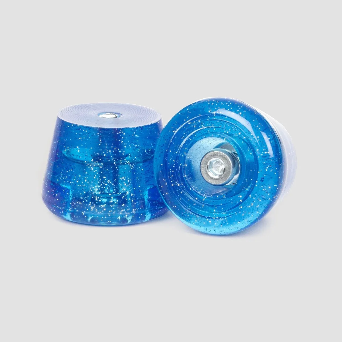 Rio Roller Toe Stoppers x2 Blue Glitter