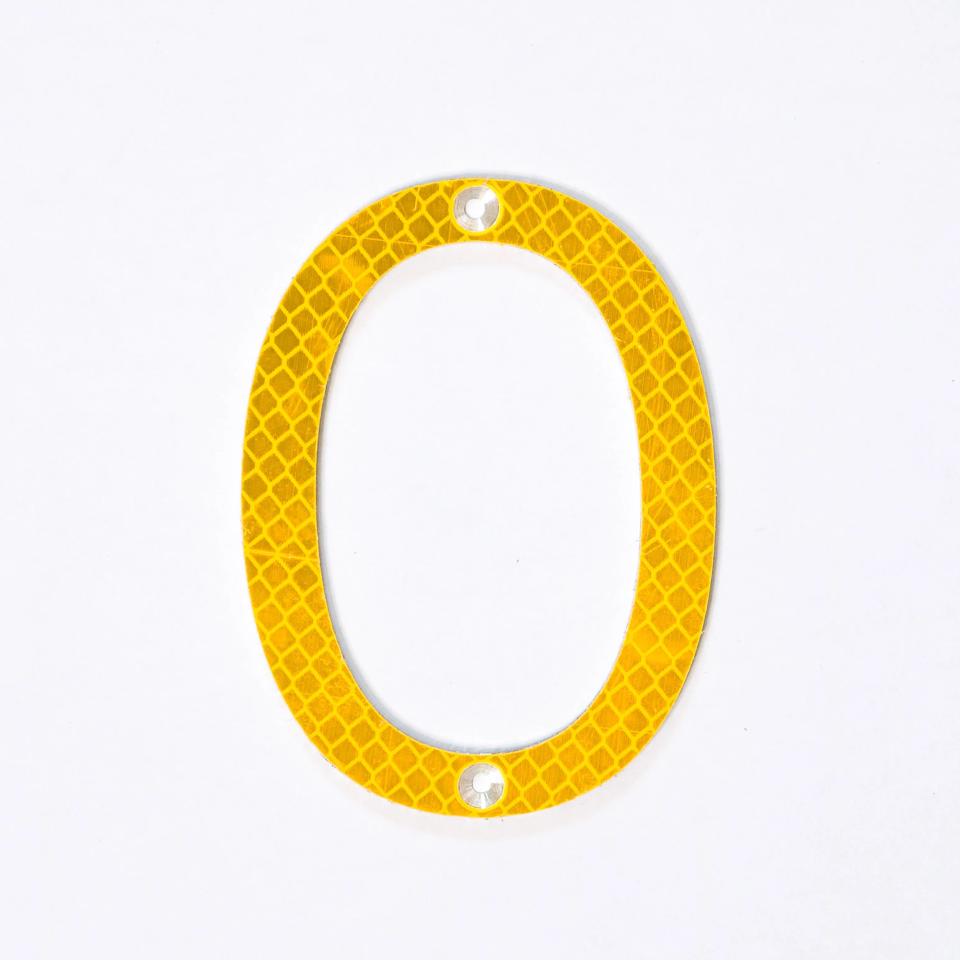 Road Sign House Numbers (Yellow)
