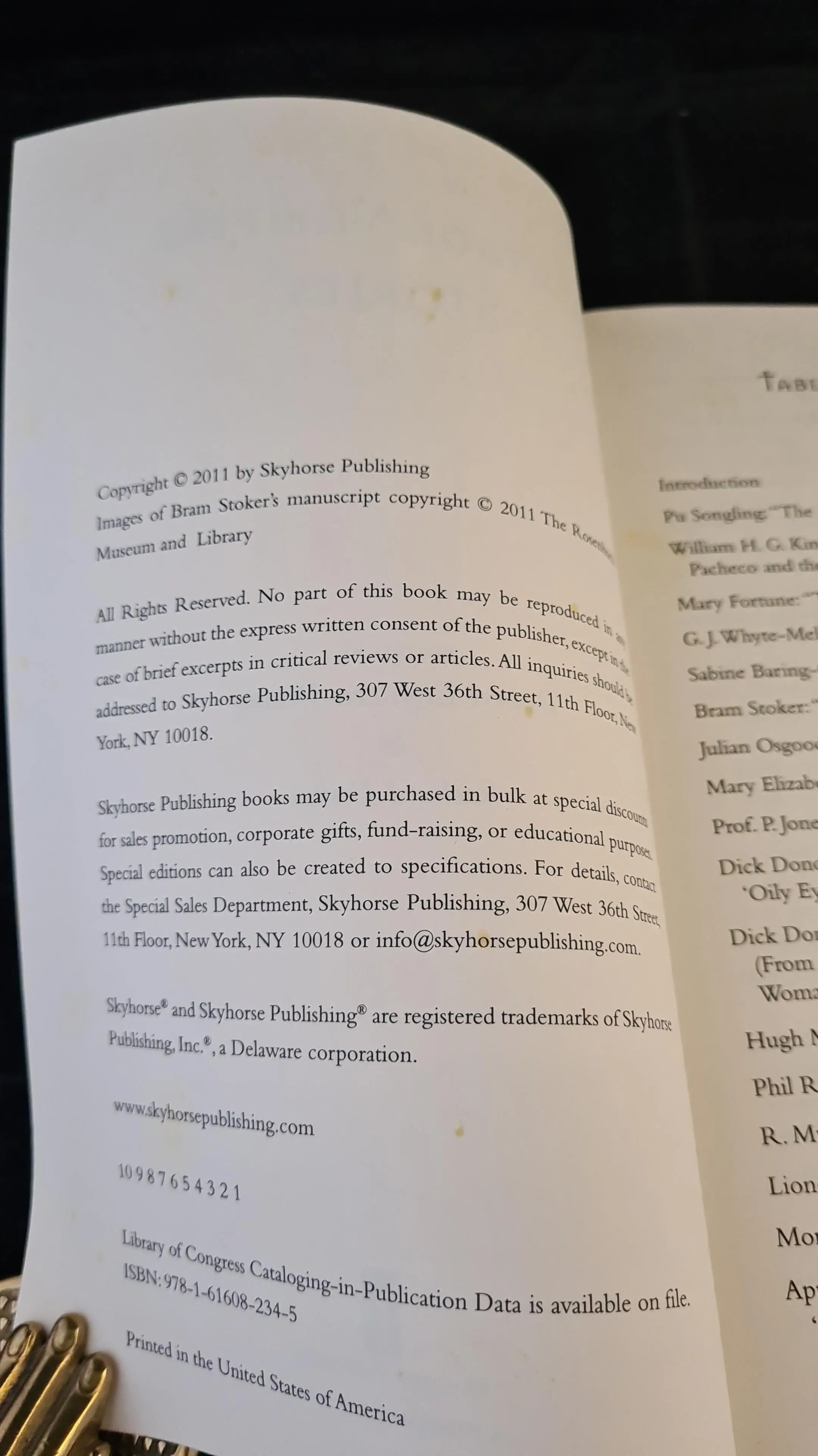 Robert Eighteen-Bisang & Richard Dalby- Vintage Vampire Stories, Skyhorse, 2011, Paperbacks