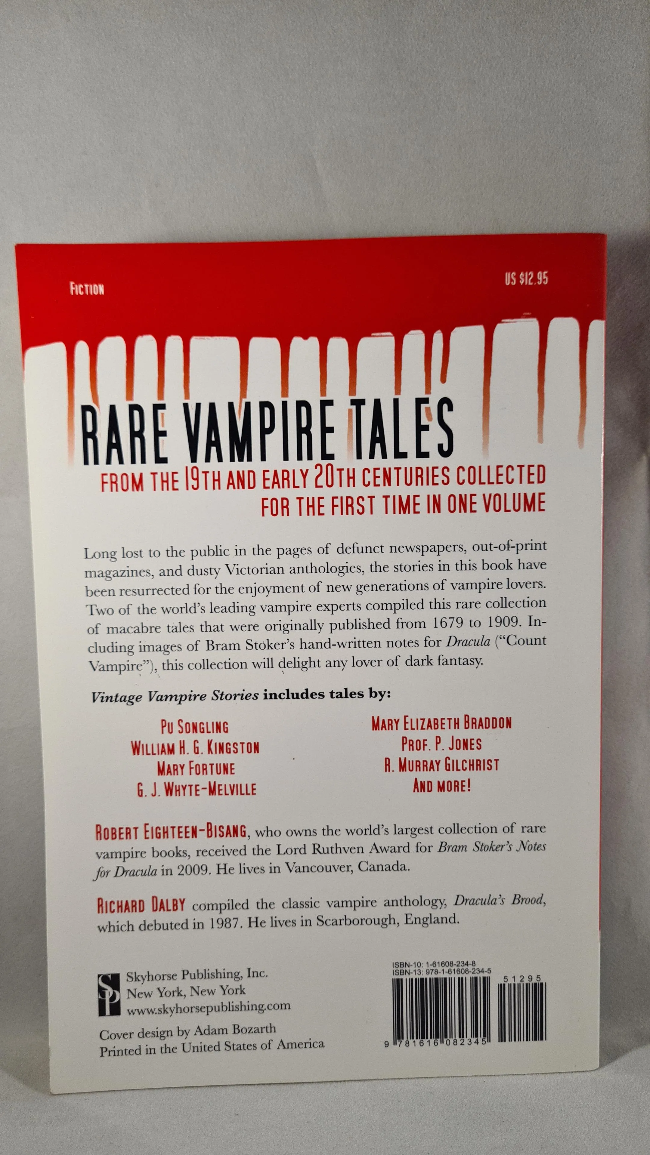 Robert Eighteen-Bisang & Richard Dalby- Vintage Vampire Stories, Skyhorse, 2011 Signed