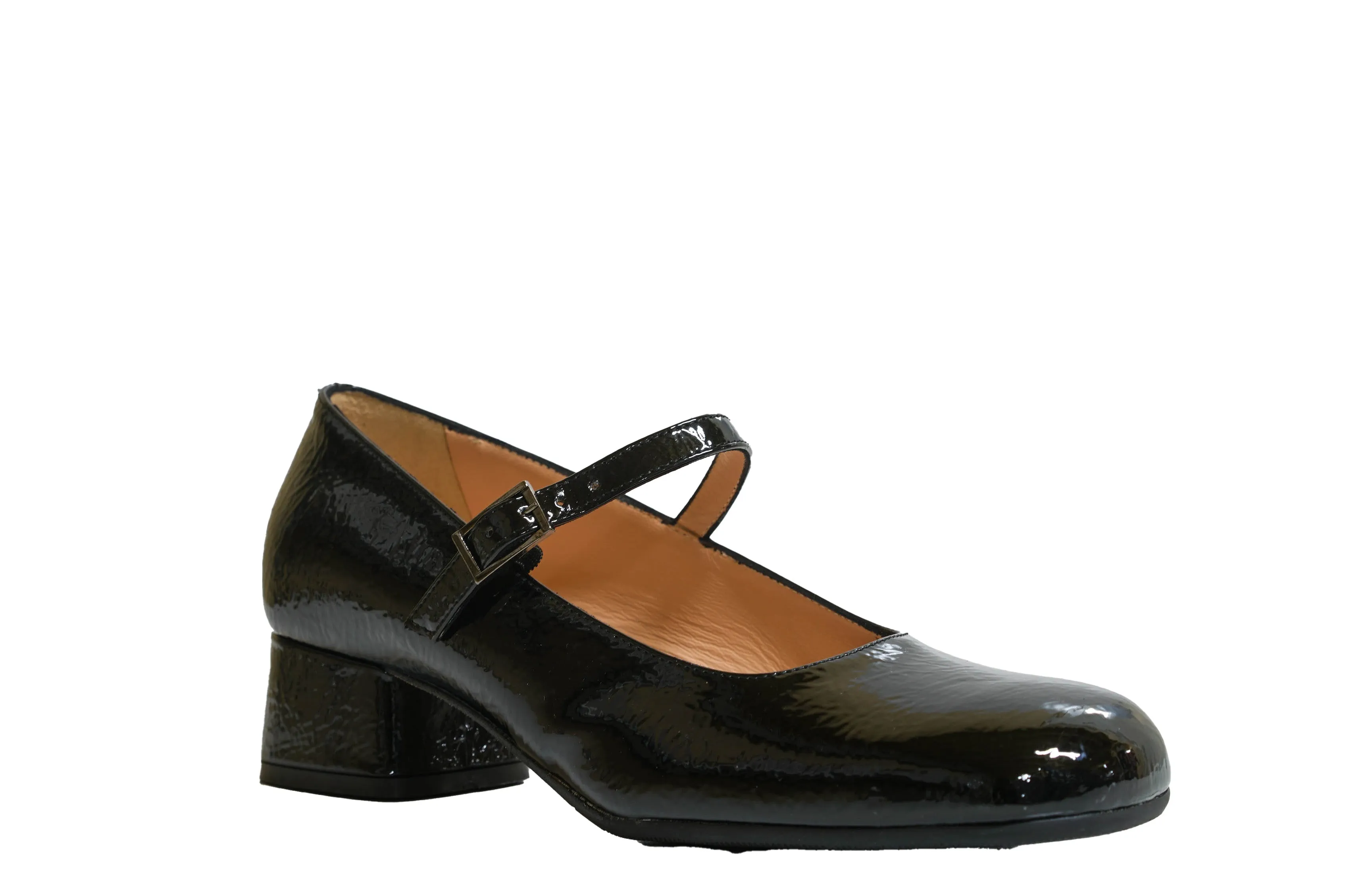 Roberto Serpentini Women's Black Patent Shoe 0376  NEW Winter 30% off