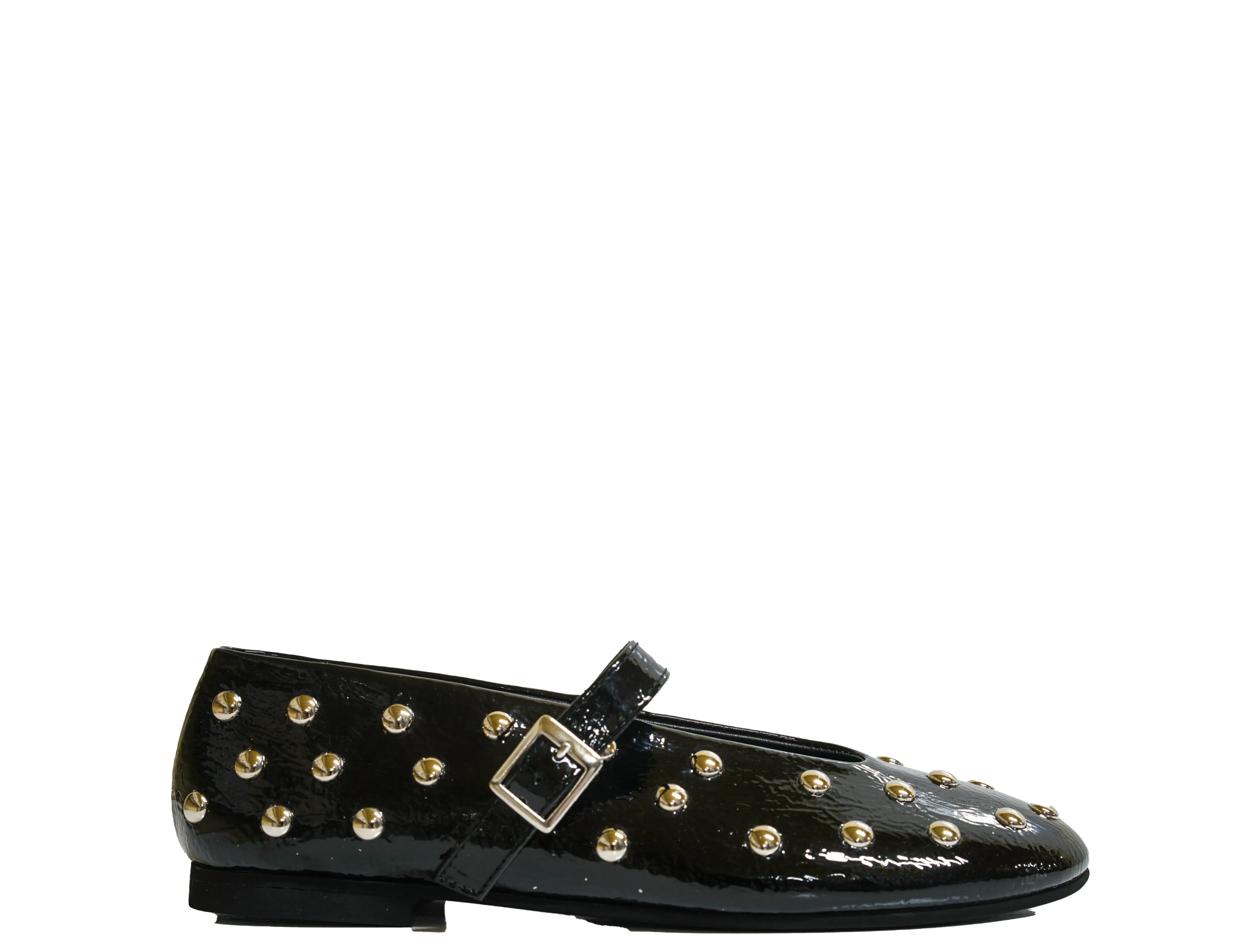 Roberto Serpentini Women's Black Patent Stud Shoe 101  NEW WINTER 30% OFF