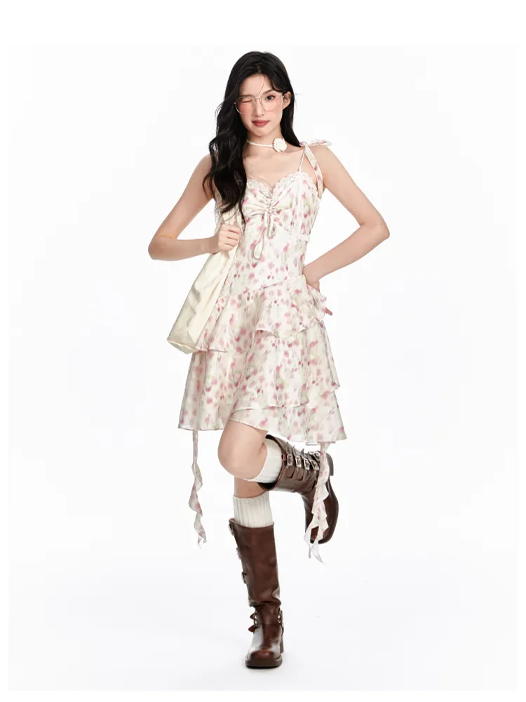Rosalie Lace Ruffle Dress