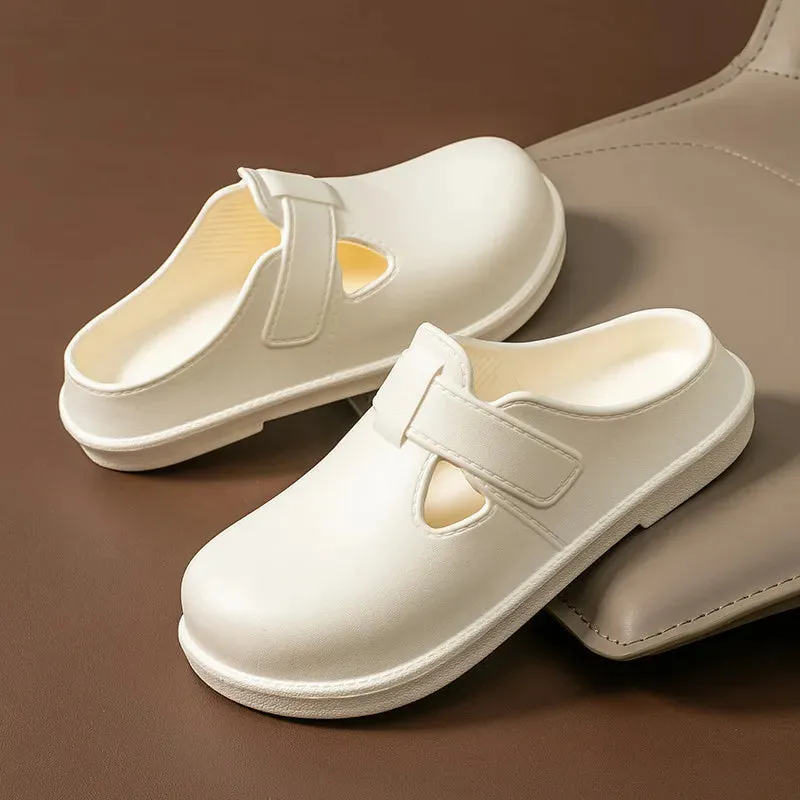Round Toe Flats Sandals